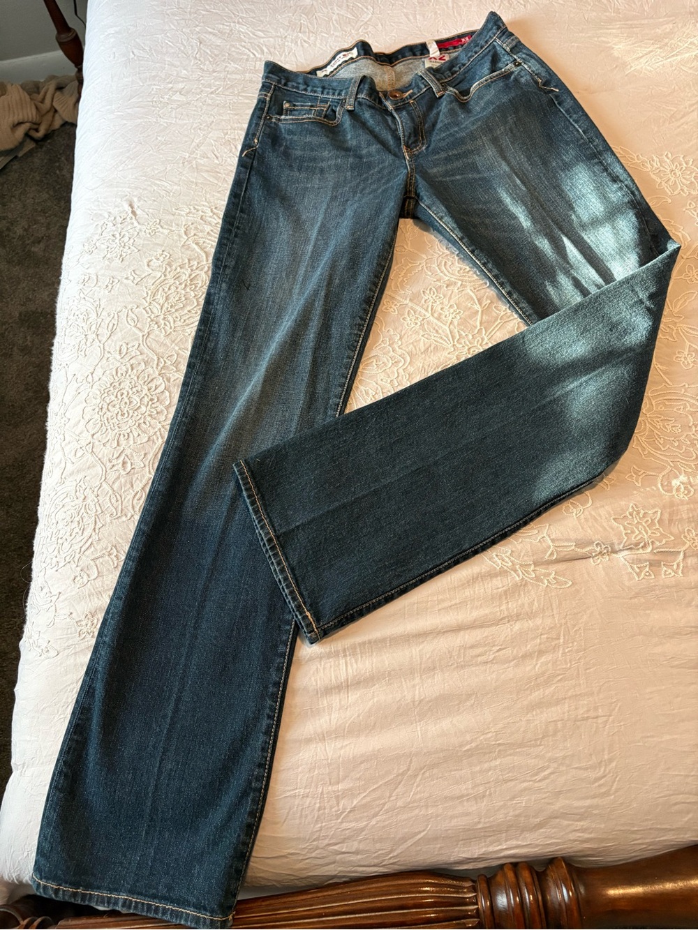 X2 Women's Boot Cut Jeans in Dark Blue Wash